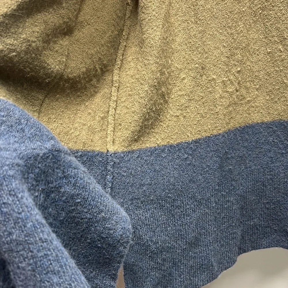 MADEWELL color block open cardigan sweater duster - Picture 14 of 16